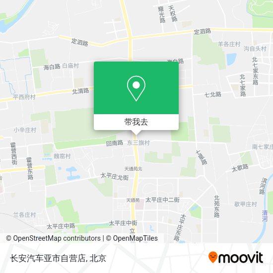 长安汽车亚市自营店地图