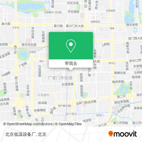 北京低温设备厂地图