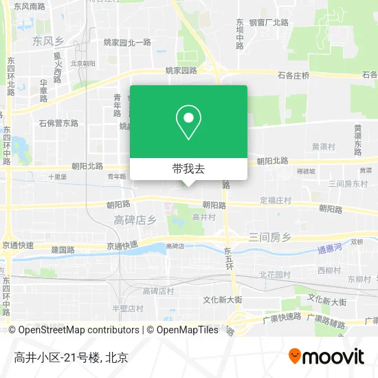 高井小区-21号楼地图