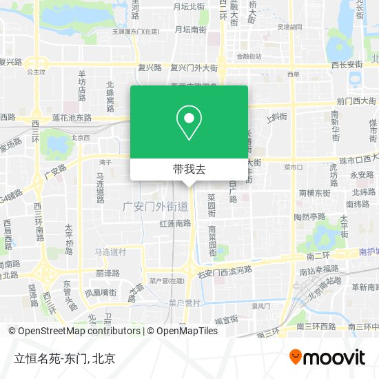 立恒名苑-东门地图