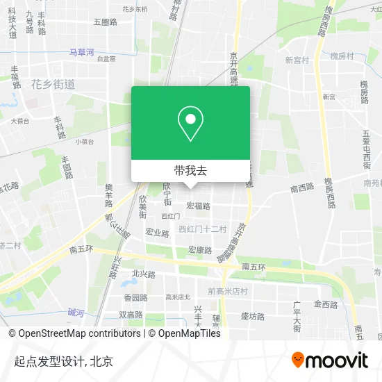起点发型设计地图