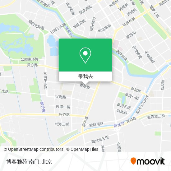 博客雅苑-南门地图