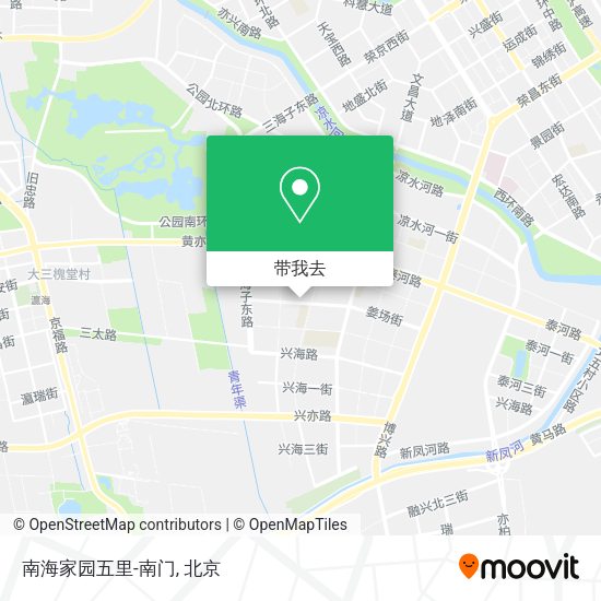 南海家园五里-南门地图