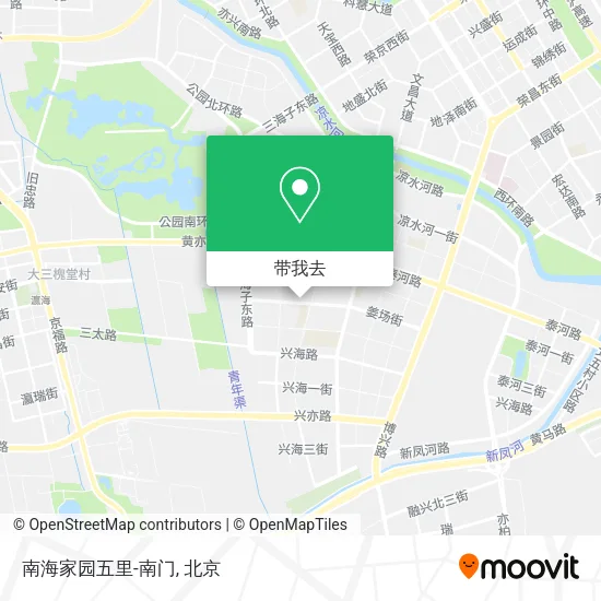 南海家园五里-南门地图