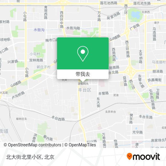 北大街北里小区地图