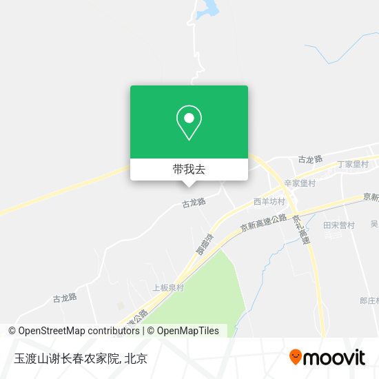 玉渡山谢长春农家院地图