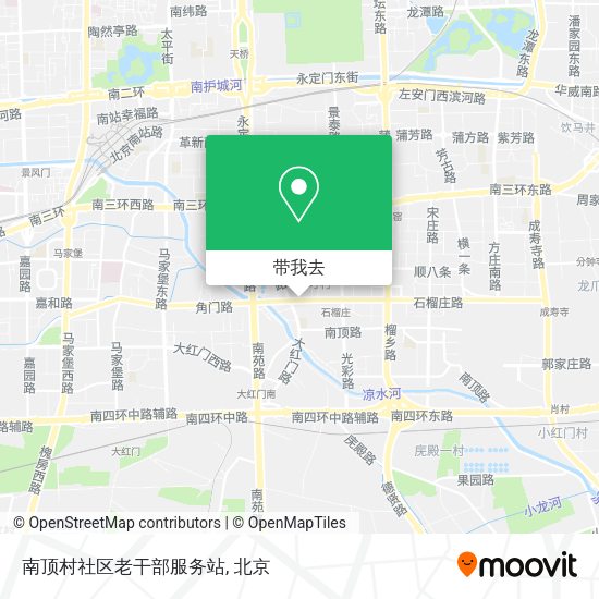 南顶村社区老干部服务站地图