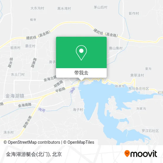 金海湖游艇会(北门)地图