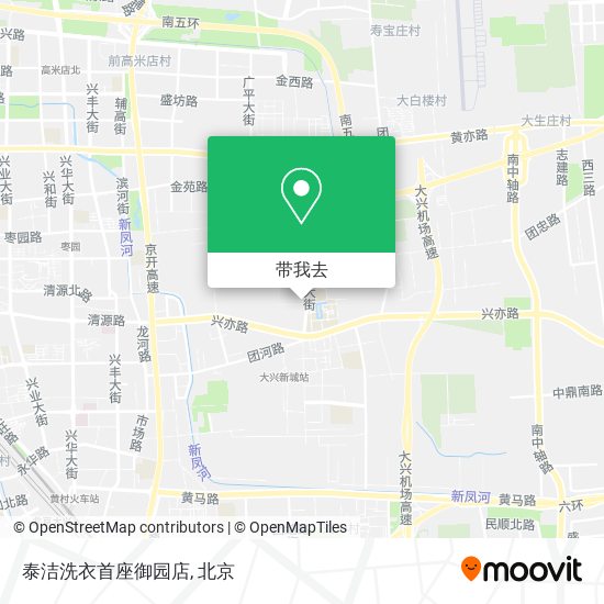 泰洁洗衣首座御园店地图