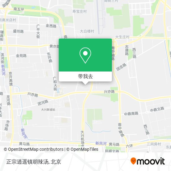 正宗逍遥镇胡辣汤地图