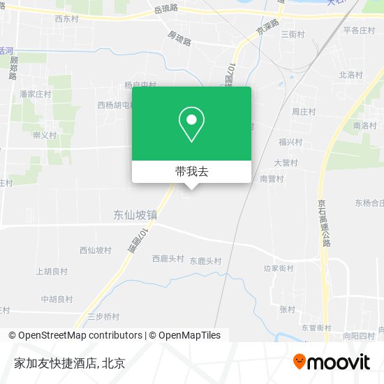 家加友快捷酒店地图