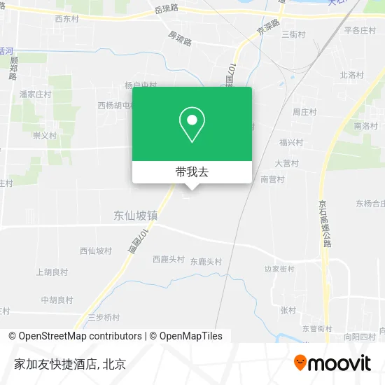 家加友快捷酒店地图