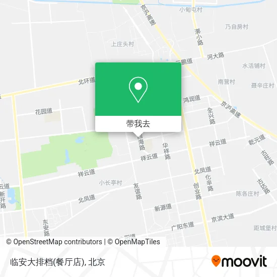 临安大排档(餐厅店)地图