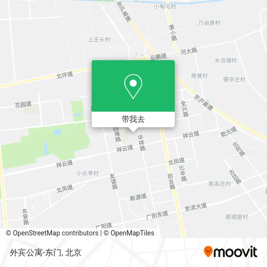 外宾公寓-东门地图