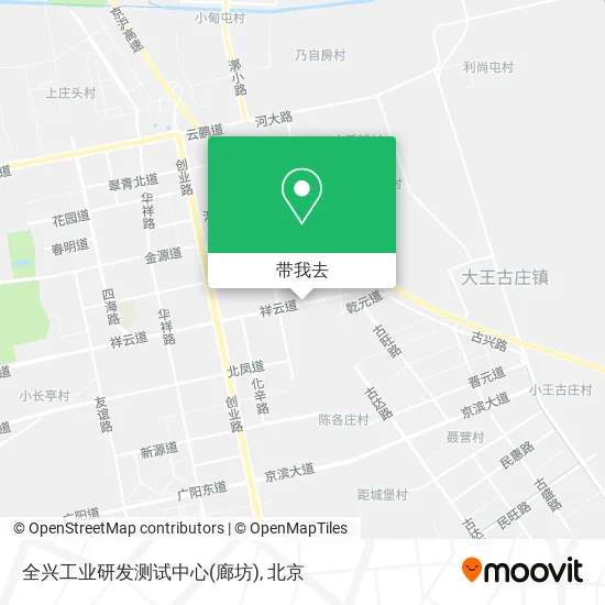 全兴工业研发测试中心(廊坊)地图