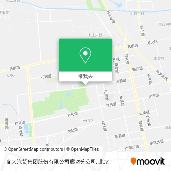 庞大汽贸集团股份有限公司廊坊分公司地图