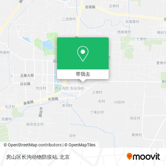 房山区长沟动物防疫站地图