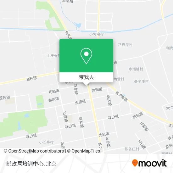 邮政局培训中心地图