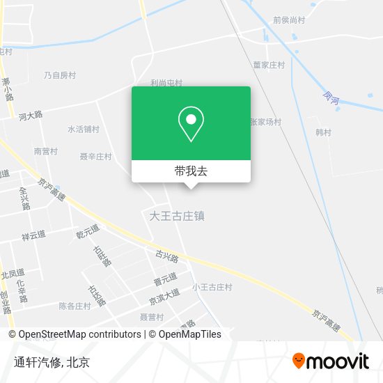通轩汽修地图