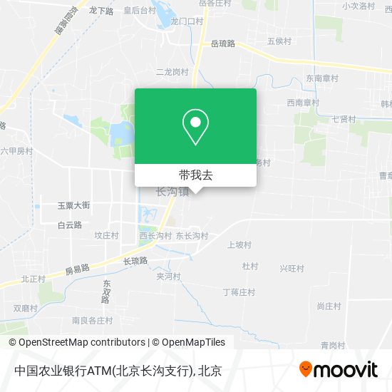 中国农业银行ATM(北京长沟支行)地图
