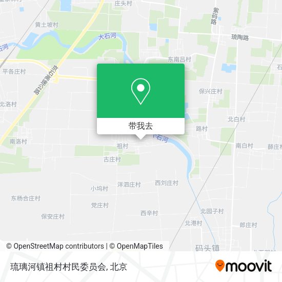 琉璃河镇祖村村民委员会地图