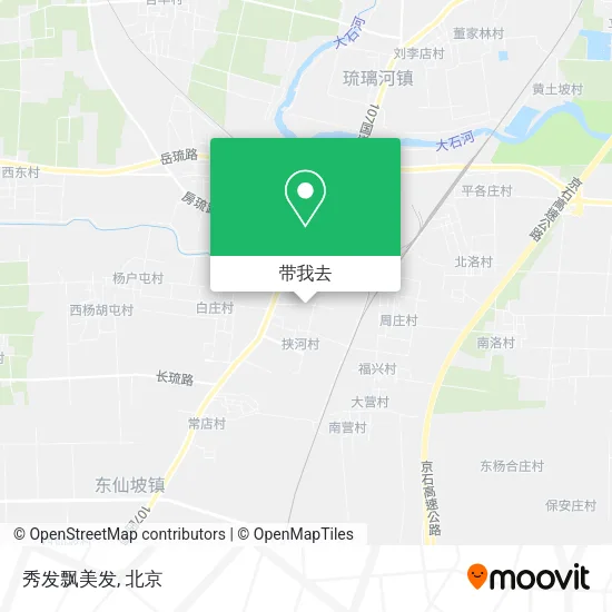 秀发飘美发地图