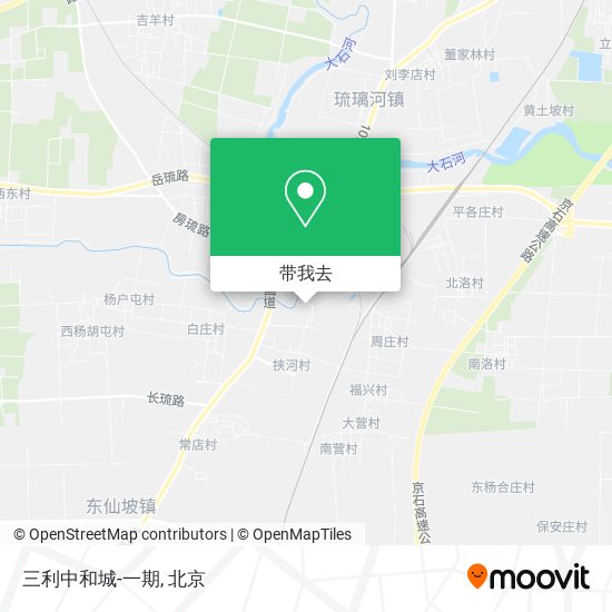 三利中和城-一期地图