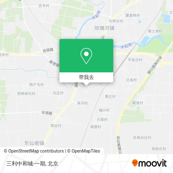 三利中和城-一期地图