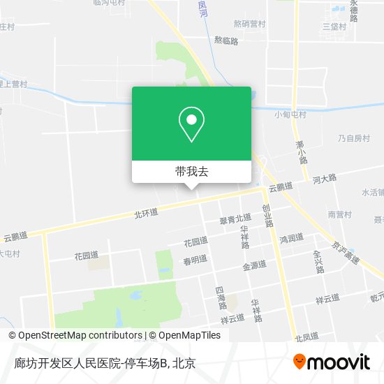 廊坊开发区人民医院-停车场B地图