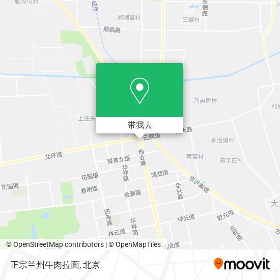 正宗兰州牛肉拉面地图
