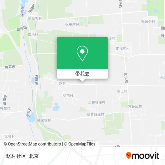 赵村社区地图