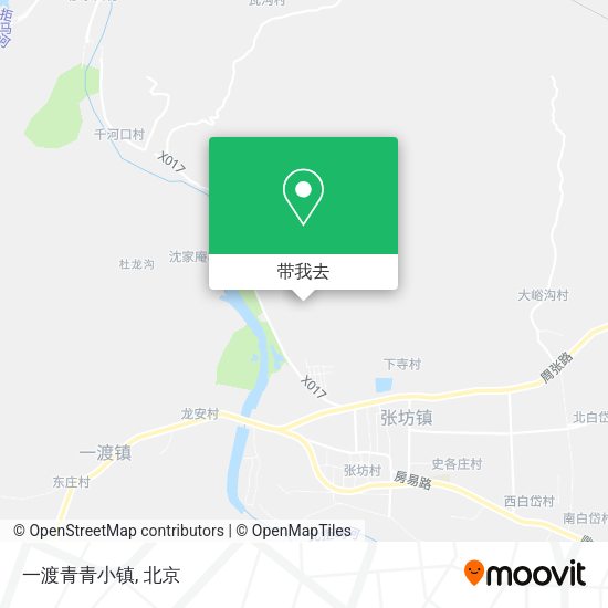 一渡青青小镇地图