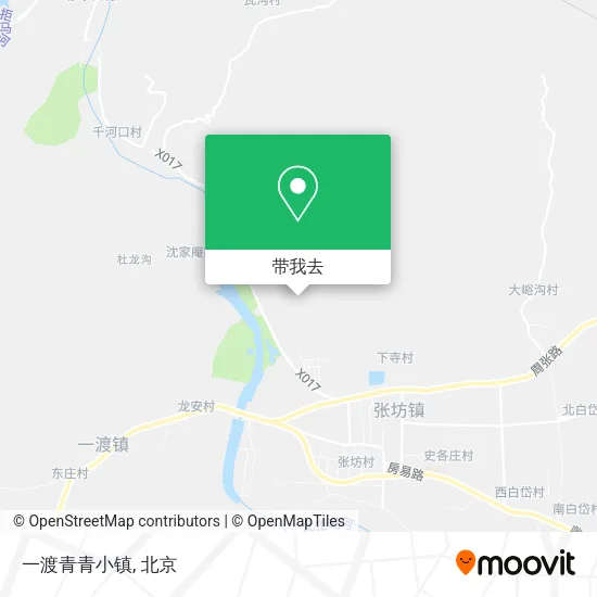 一渡青青小镇地图
