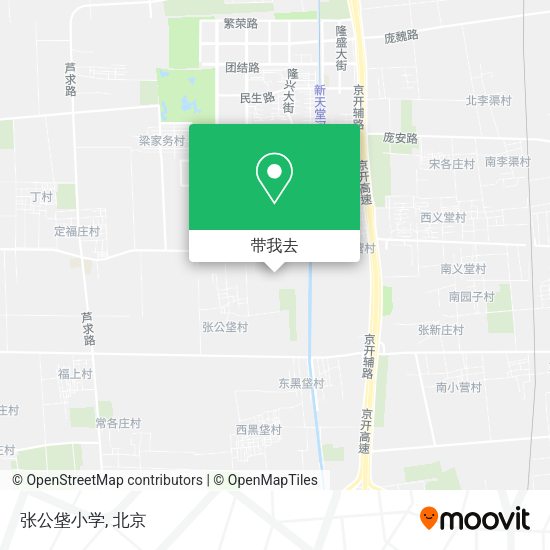 张公垡小学地图