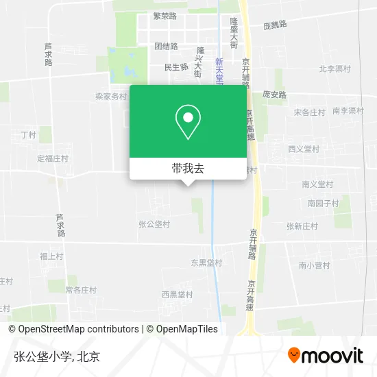 张公垡小学地图