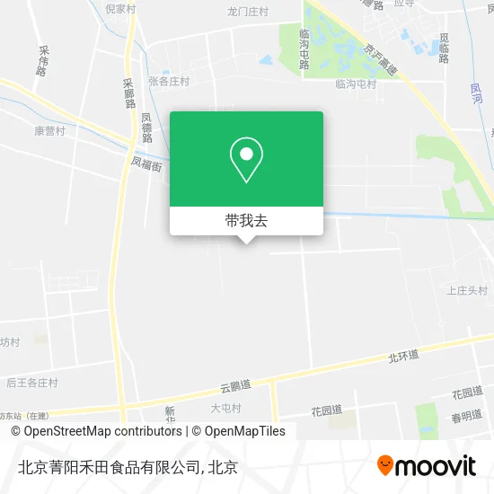北京菁阳禾田食品有限公司地图