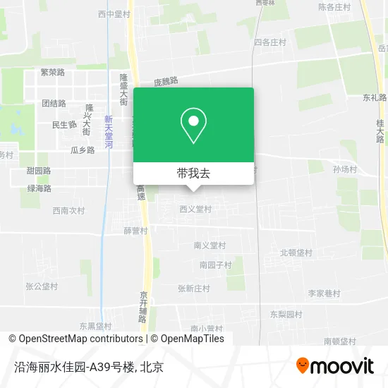 沿海丽水佳园-A39号楼地图