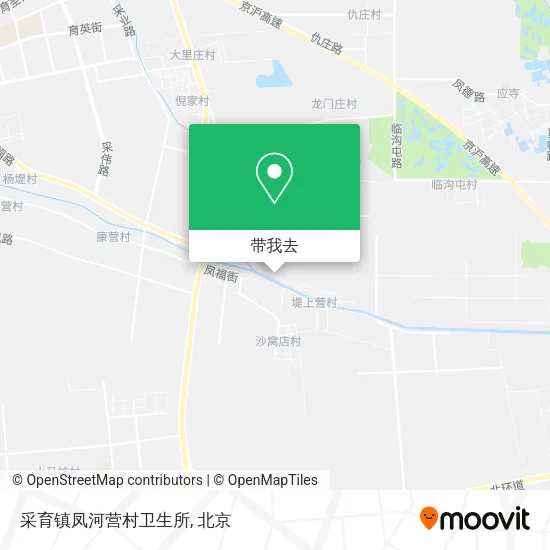 采育镇凤河营村卫生所地图