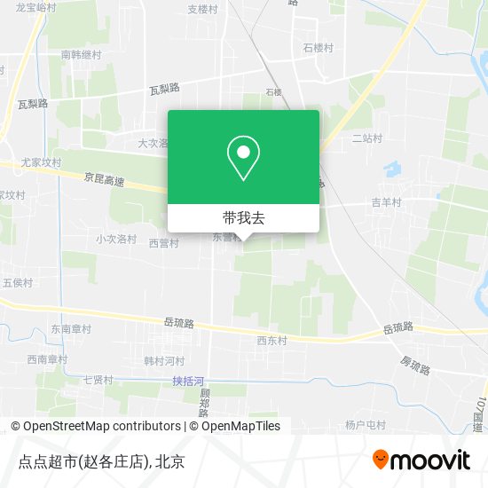 点点超市(赵各庄店)地图