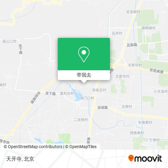 天开寺地图