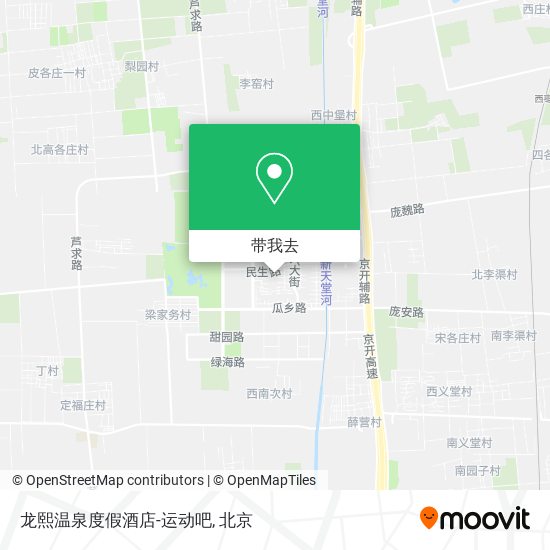 龙熙温泉度假酒店-运动吧地图