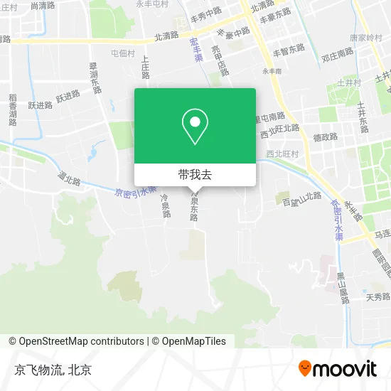 京飞物流地图