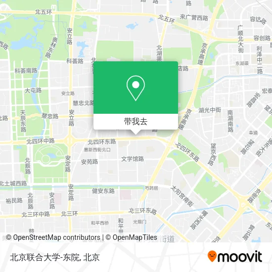 北京联合大学-东院地图