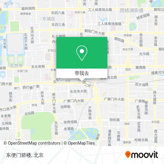 东便门箭楼地图