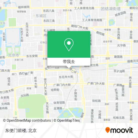 东便门箭楼地图