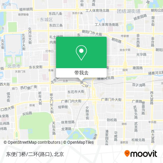 东便门桥/二环(路口)地图