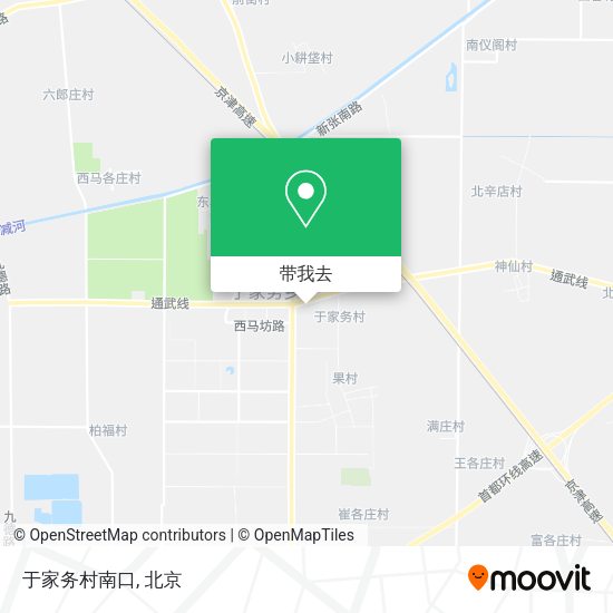 于家务村南口地图