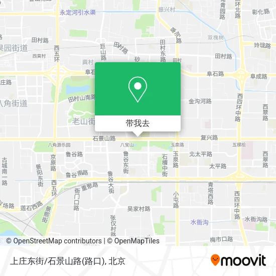 上庄东街/石景山路(路口)地图