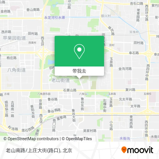 老山南路/上庄大街(路口)地图