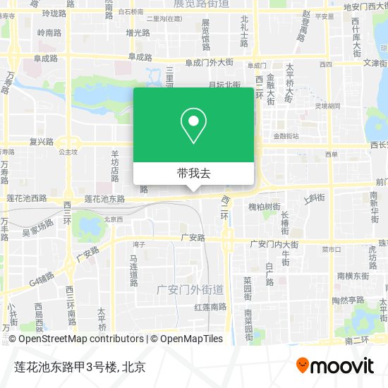 莲花池东路甲3号楼地图